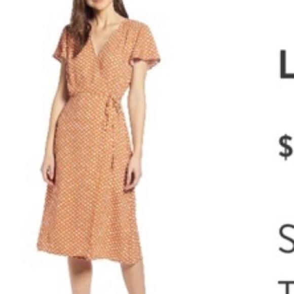NWT Nordstrom Leith Wrap Dress - Size XS - Picture 5 of 5